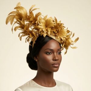 Feathered_Fascinator_-_Gold_
