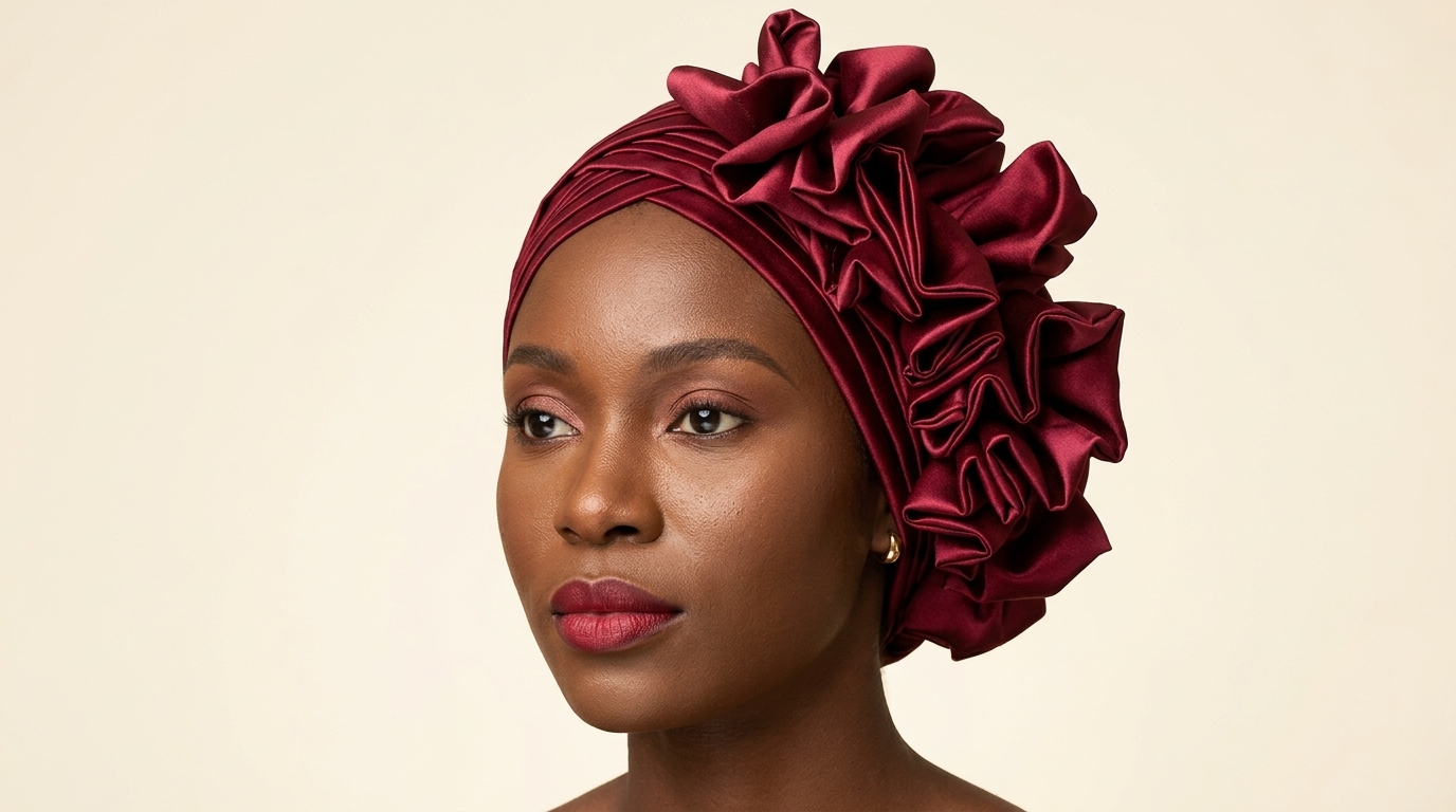 Woman_wearing_wine_red_turban_20260922124910 Woman_wearing_wine_red_turban_20260922124910